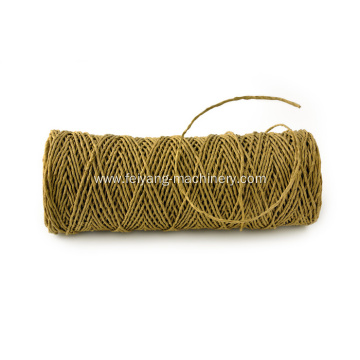 brown color twisted paper cord